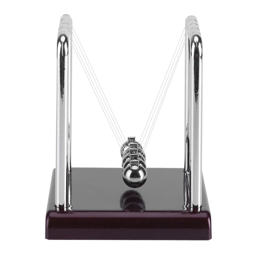 Steel Balance Swinging Magnetic Ball Cradle Physics Science Pendulum Desk Fun Toy Gift