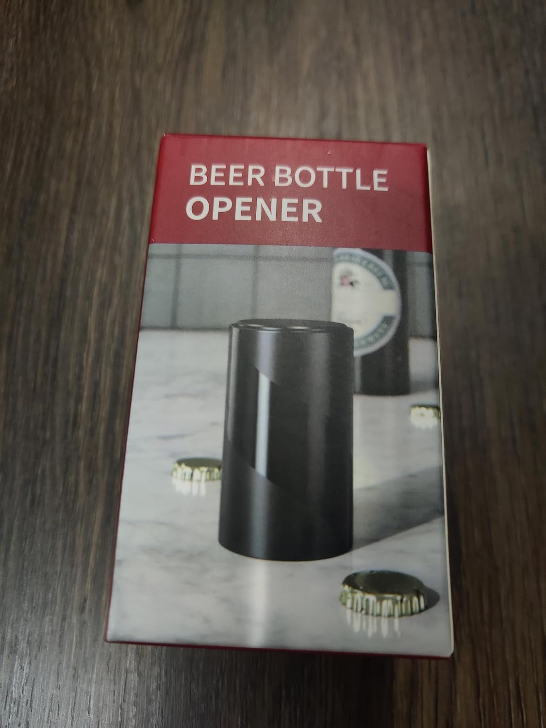 Father'S Day Gift for Dad, Push down Bottle Opener, Automatic Beer Openers, Stainless Steel Bottle Cap Mover, Funny Kitchen Gadgets, Beer Bar Accessories Gifts for Him BF, Magnetic Corkscrew