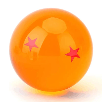 Dragon Ball Z 3.5Cm Stars Crystal Ball Anime Orange Crystal Desktop Ornaments Toys Collection for Kids Gift