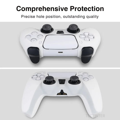 Glowing Silicone Case for PS5 Controller Rubber Cover Shell for PS5 Gamepad Joystick for PS5 Accessories Thumbstick Grip Caps