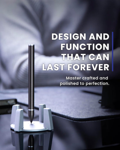 Hoverpen - Luxury Pen for Men & Women, Vertically Standing Executive Ballpoint Pen with Top Grade Free-Flowing Ink Refill, Metal Made, Unique Gifts, Luxury Pen for Men, Mens Gifts Ideas