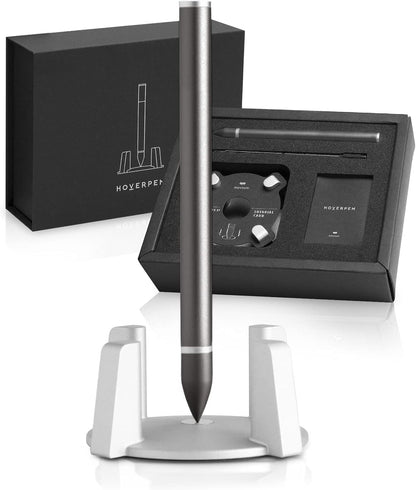 Hoverpen - Luxury Pen for Men & Women, Vertically Standing Executive Ballpoint Pen with Top Grade Free-Flowing Ink Refill, Metal Made, Unique Gifts, Luxury Pen for Men, Mens Gifts Ideas