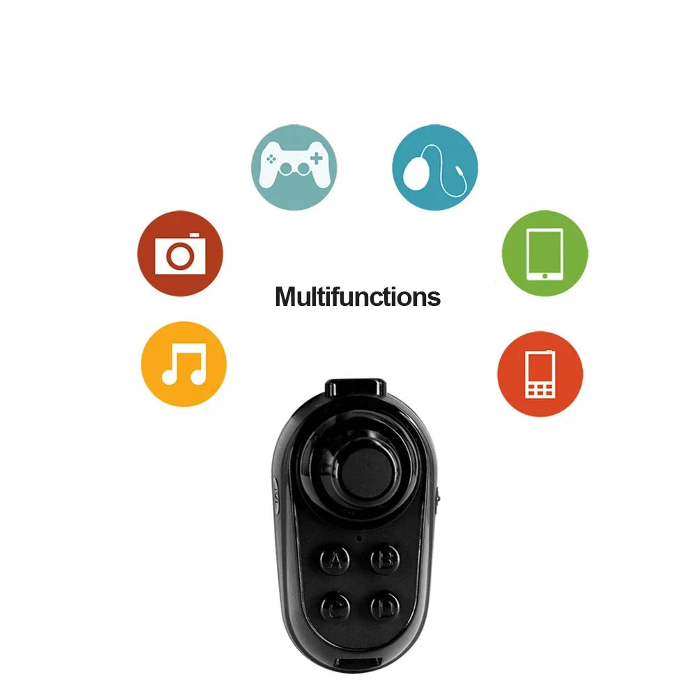R1 Wireless Bluetooth 4.0 Gamepad Ring Shape Mini Gaming Controller Remote Control Ring for Ios Android Smartphone 3D VR Headset