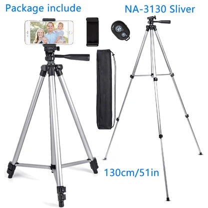 Tripod for Phone 150Cm Video Recording Phone Tripod Stand with Bluetooth Remote Universal Camera Phone Photography Stand