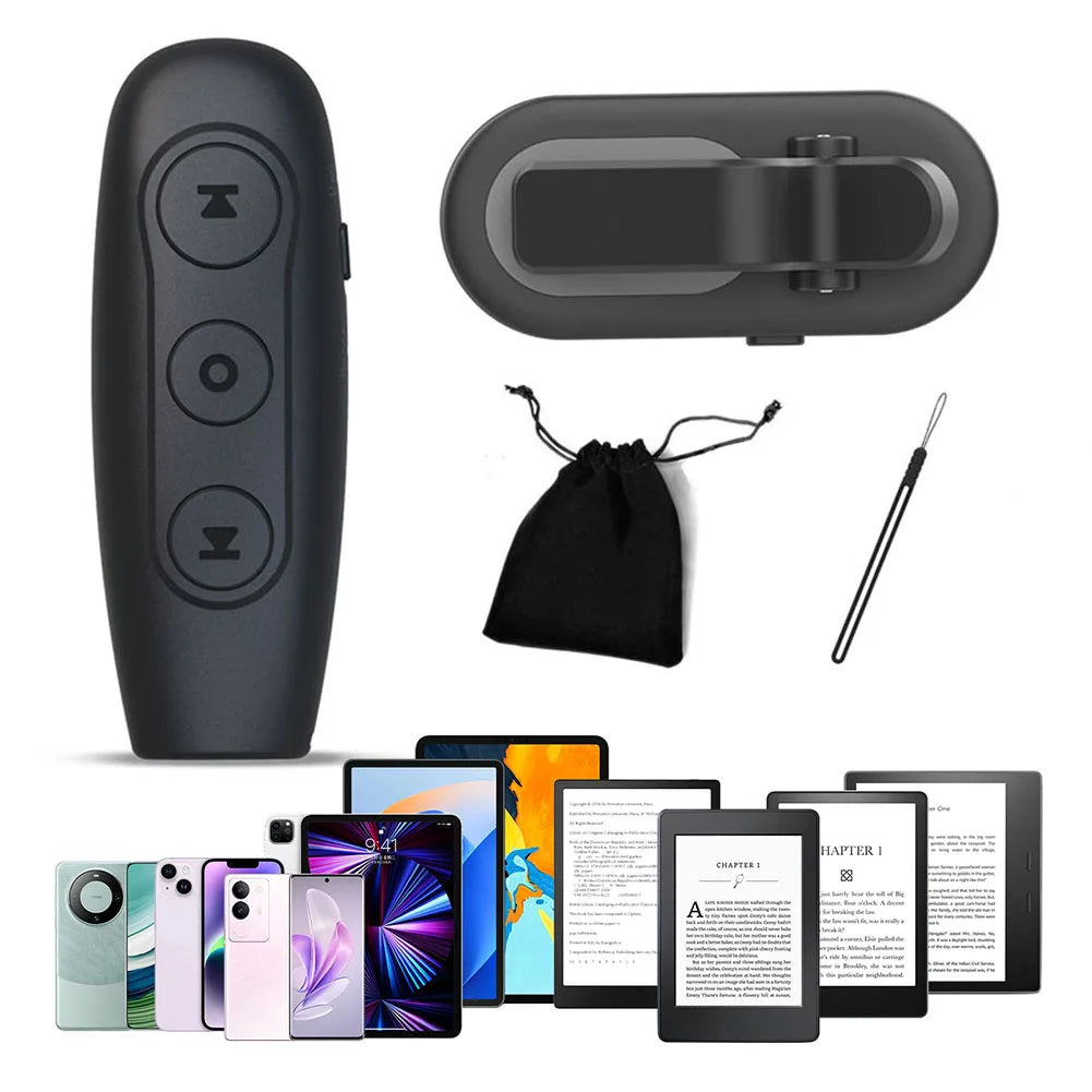 Page Turner for Tiktok Clicker Page Turner Remote Page Turner for Iphone Android Tablets Reading Novels for Kindle Accessories