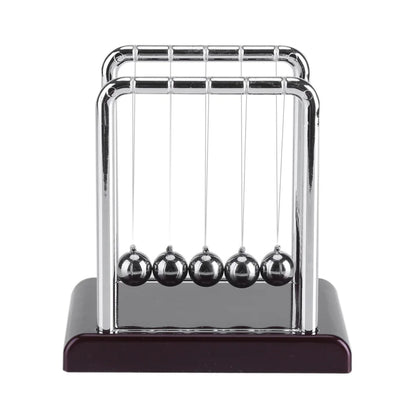 Steel Balance Swinging Magnetic Ball Cradle Physics Science Pendulum Desk Fun Toy Gift