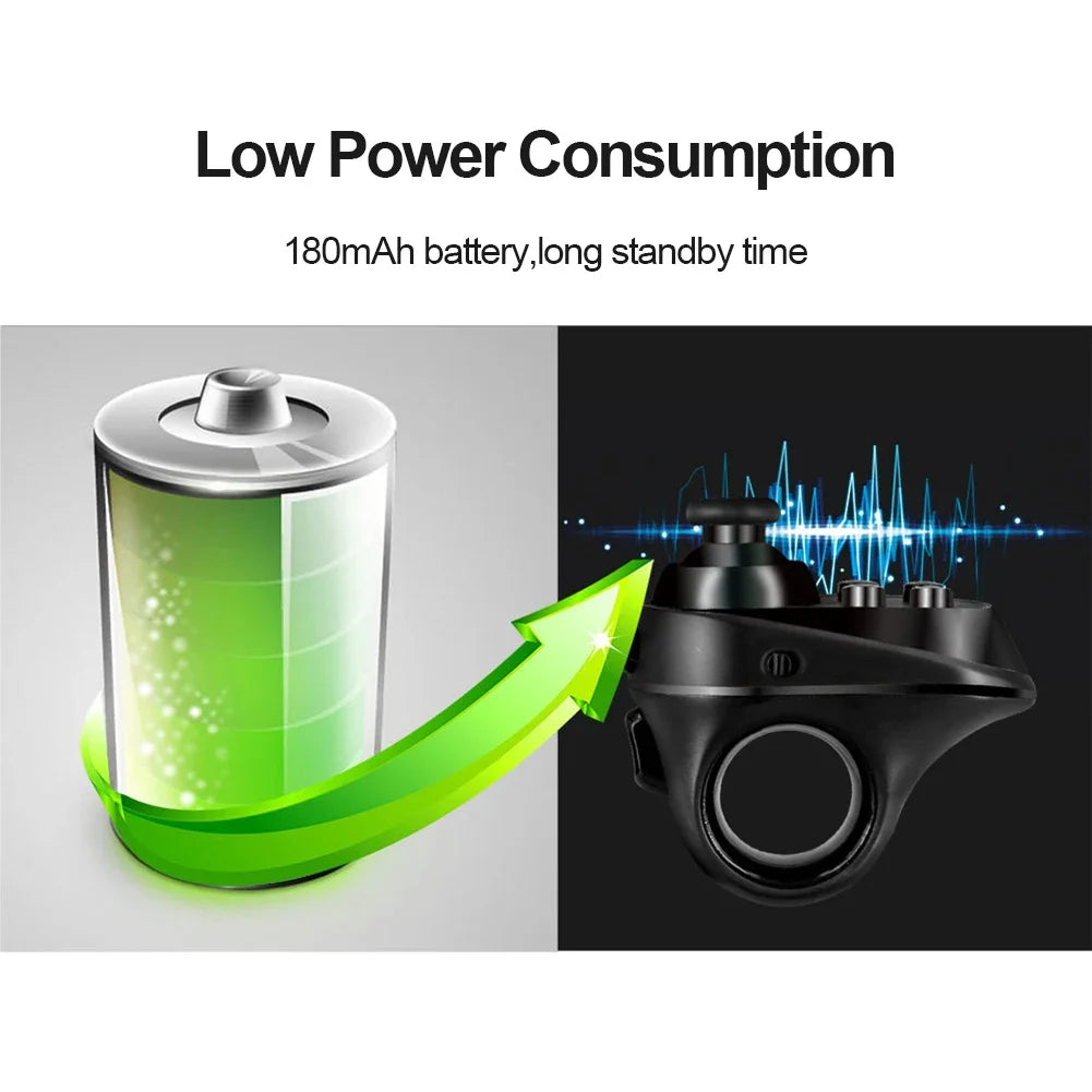 R1 Wireless Bluetooth 4.0 Gamepad Ring Shape Mini Gaming Controller Remote Control Ring for Ios Android Smartphone 3D VR Headset
