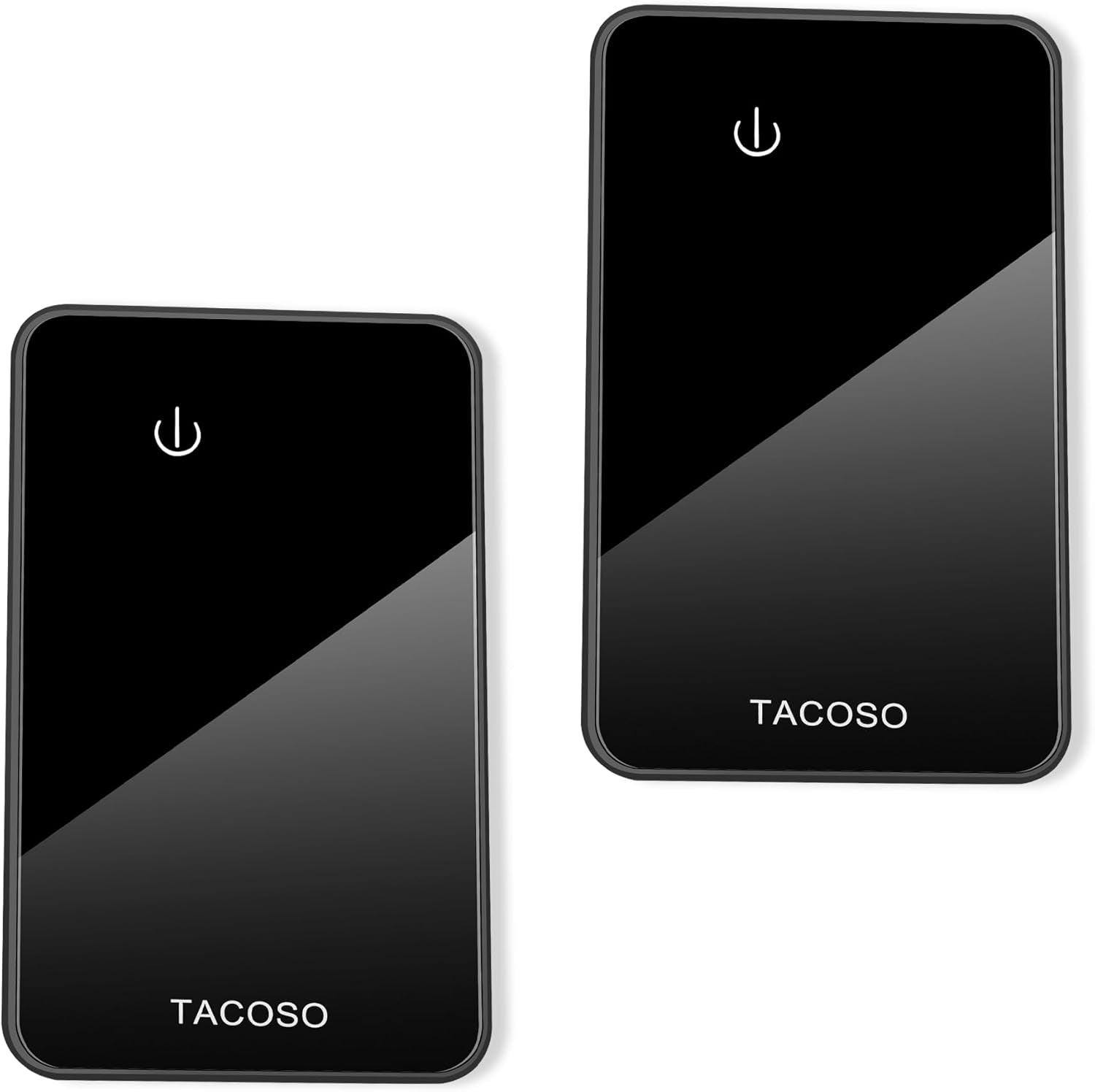 Mfi Certified Wallet-Tracker-Card-2 Pack, Ultra Slim Blutooth Tracker Card for Wallet-Finder-Tracker Tag Work with Apple Find My (Ios Only) IPX6 Waterproof, 2-Year Battery Life - Black