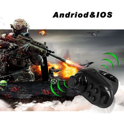 R1 Wireless Bluetooth 4.0 Gamepad Ring Shape Mini Gaming Controller Remote Control Ring for Ios Android Smartphone 3D VR Headset